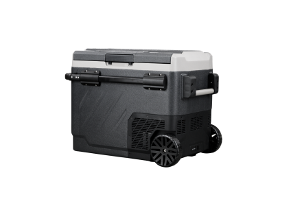 Steamy-E Dual Zone Roller Elektrische Compressor Koelbox Op Wielen (50 liter)