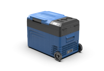 Steamy-E BMX Battery Elektrische Compressor Koelbox Op Wielen voor de Bouw (19 liter)