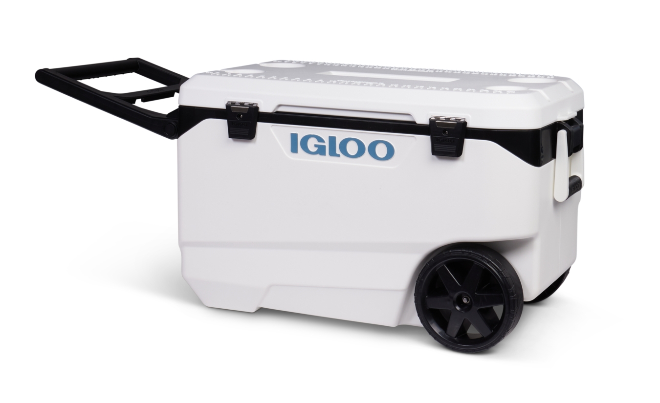 In de genade van Vanaf daar Extremisten Marine Latitude 90 roller (85 liter) koelbox op wielen wit | Igloo Coolers  Europe
