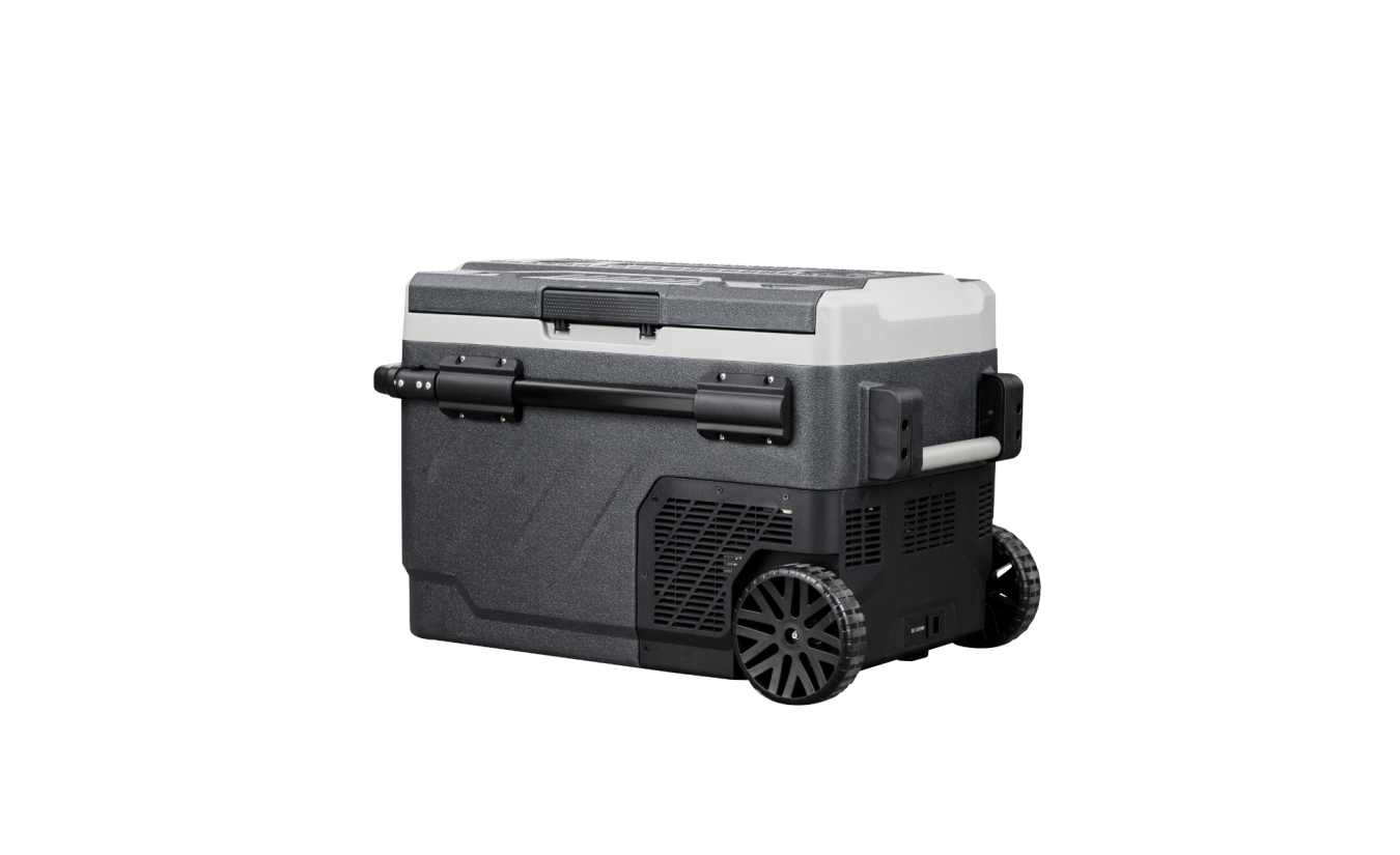 Steamy-E Dual Zone Roller Elektrische Compressor Koelbox Op Wielen (40 liter)
