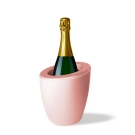 Demi Metal Champagnekoeler / Wijnkoeler Rosé Goud